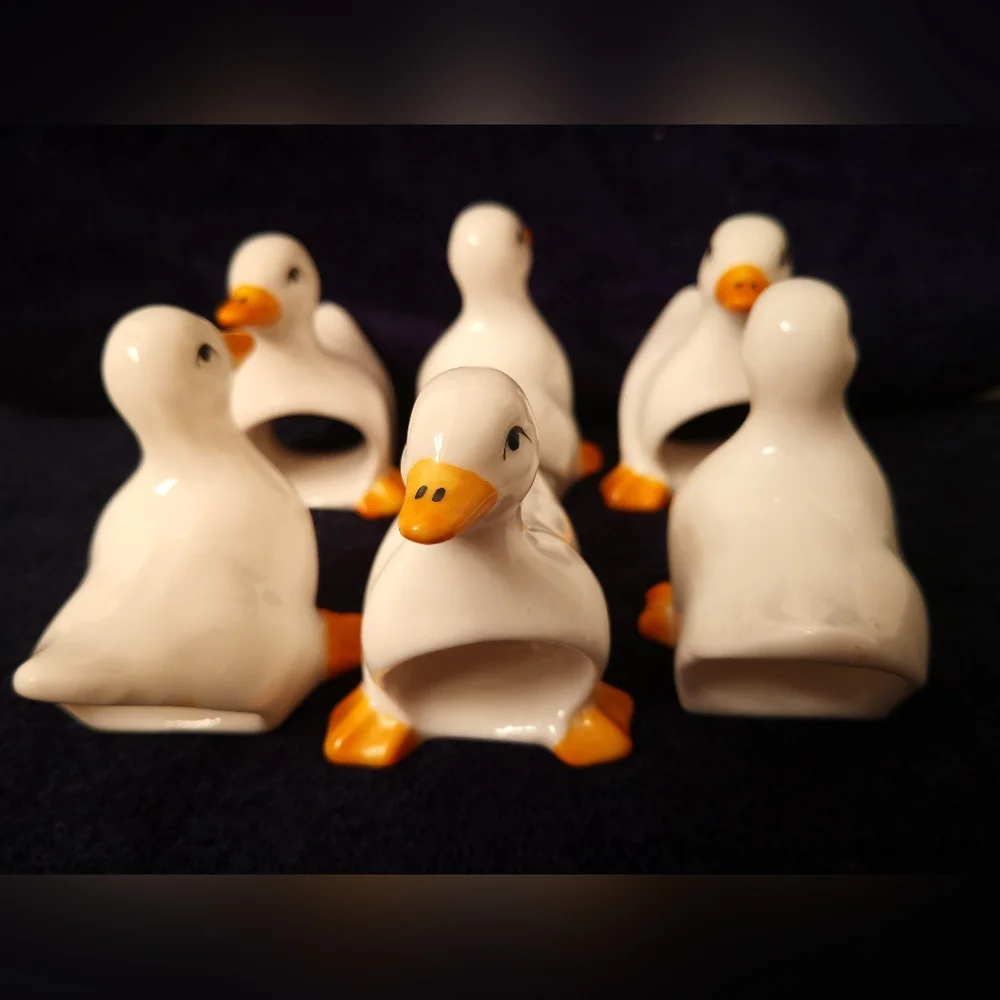 SALE Duck Napkin Rings - Picture 4 of 16